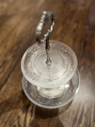2 Layer Glass Stand for desserts - Thumbnail 2