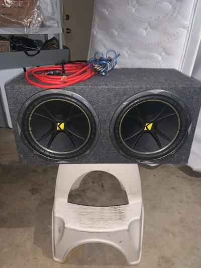 Subwoofer Amp And Cables