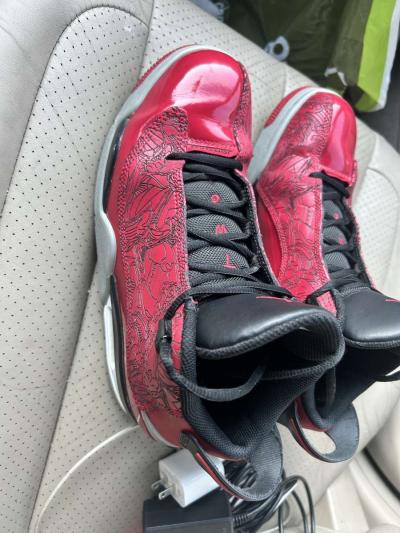 Jordan dub zeros gym red size 9 mens in great condition - Thumbnail 3
