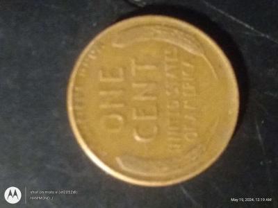 1942 No Mint Mark Wheat Penny