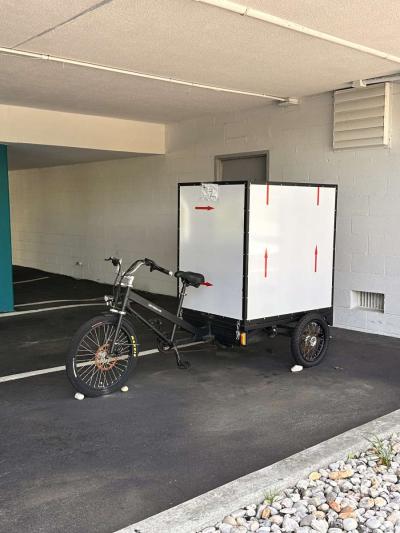 As New Electric Box Cargo Trike  Efficient Delivery Solution