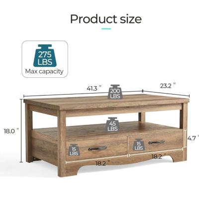 farmhouse coffee table - Thumbnail 4