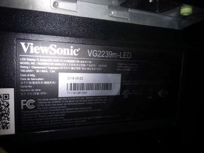 ViewSonic double computer monitor - Thumbnail 3