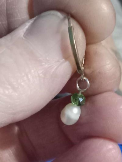 vintage pearl earrings - Thumbnail 3
