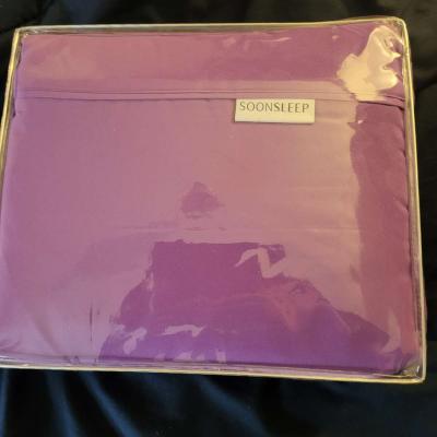 bed sheet set purple