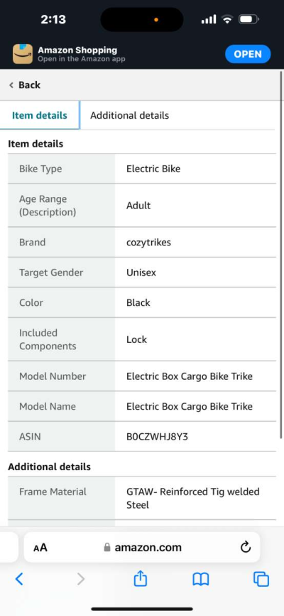lectric Box Cargo Bike Trike  Efficient Delivery Solution - Thumbnail 5
