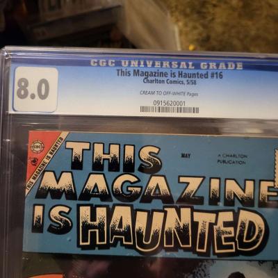 This Magazine is Haunted 16 1958  8pt0 CGC - Thumbnail 2