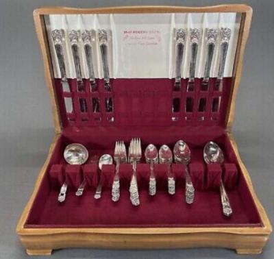 two box sets of steeling silver silverware vintage - Thumbnail 2