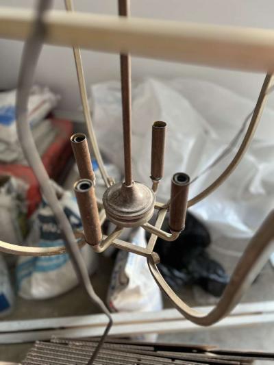 Rustic Brown Chandelier - Thumbnail 3