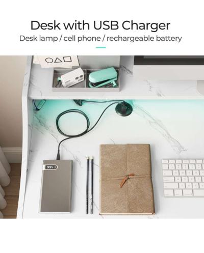 desk with LED light - Thumbnail 3