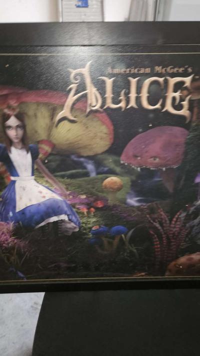 american mcgees alice mushroom garden  painting - Thumbnail 3