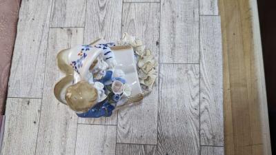 Antique Boy and Girl Reading a Large Bible Book - Thumbnail 4