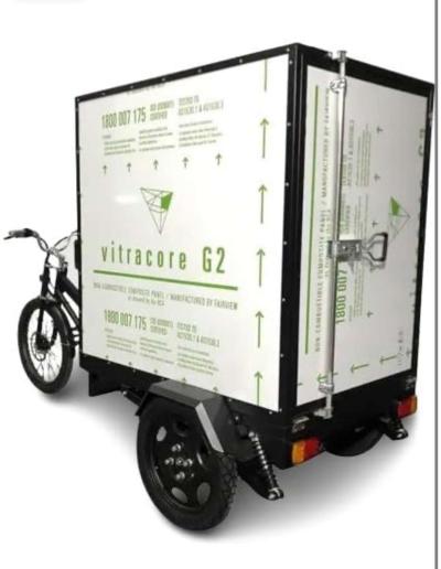 Electric Box Cargo Bike Trike  Efficient Delivery Solution - Thumbnail 5