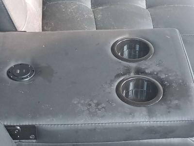 black leather futon couch - Thumbnail 2