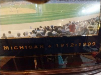 tiger stadium Detroit mi 1912 1999 Budweiser mirror - Thumbnail 2