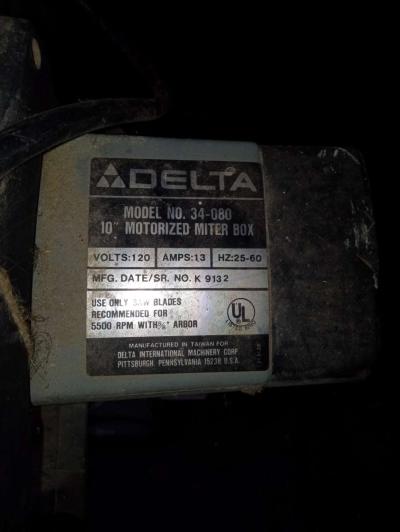 delta chop saw - Thumbnail 3