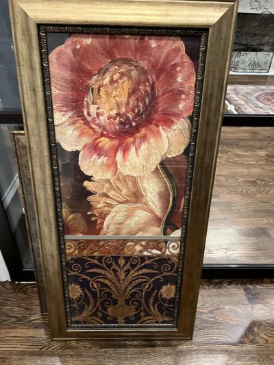 Vintage Floral Painting - Thumbnail 3