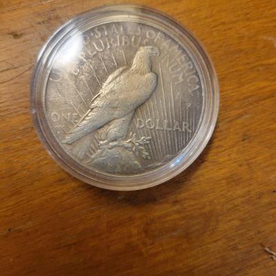 rare date 1928 s peace dollar silver - Thumbnail 4