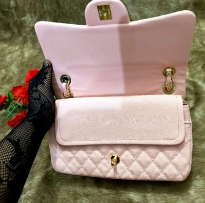 Women Classic Quilted Double Flap Shoulder Crossbody Leather - Thumbnail 5