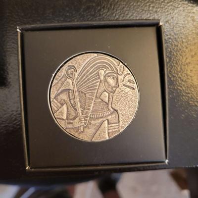 5 oz Egyptian series king tutt 999 silver coin - Thumbnail 3