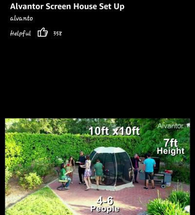 alvantor Screen House tent - Thumbnail 4