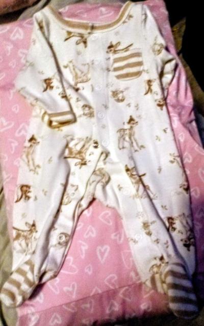 Baby Disney Bambi Preemie 3 piece set with matching headband - Thumbnail 2