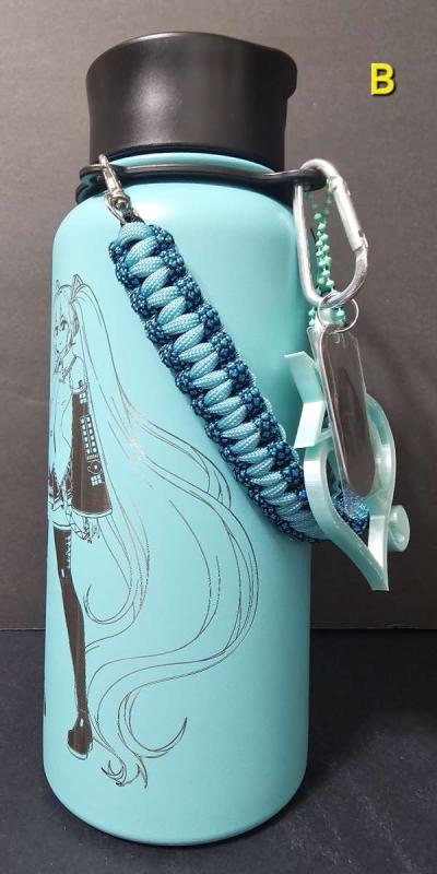 32oz new Laser Engraved Insulated Water Bottle Hatsune Miku - Thumbnail 5