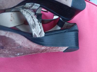 Coach snappy leather snakeskin candles size 6 5 - Thumbnail 4