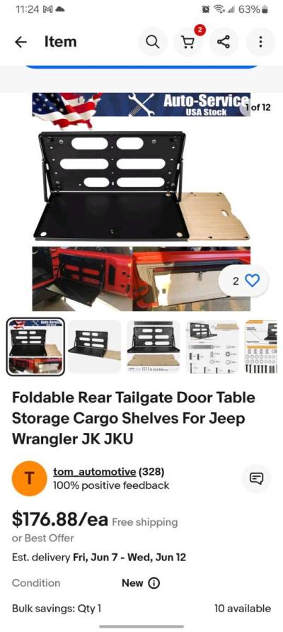 Tailgate Party table for Jeep - Thumbnail 4