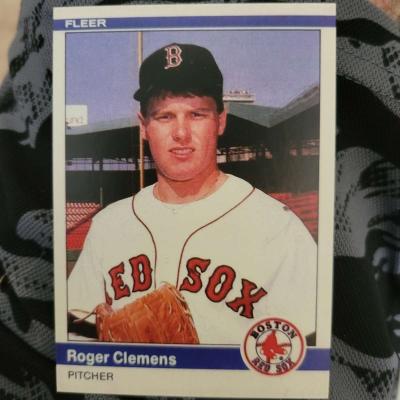1984 fleer roger clemens rookie - Thumbnail 2
