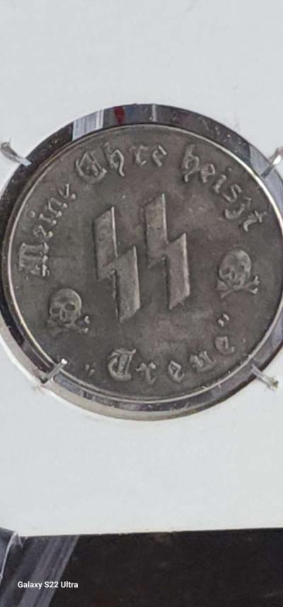 wwii 90 percent silver 50 groschen german NZI - Thumbnail 2