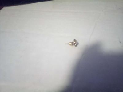 Gold diamond earrings - Thumbnail 3