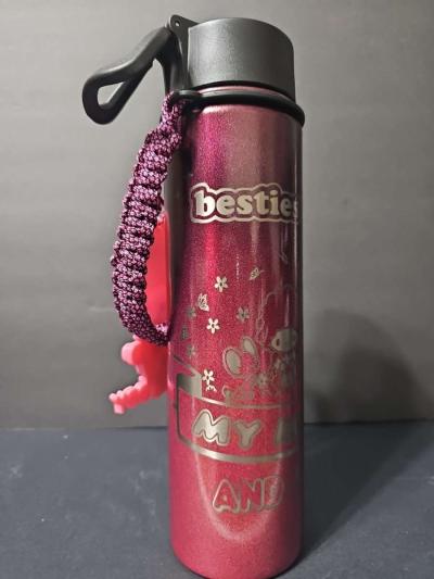 24oz laser Engraved Insulated MY MELODY  Water Bottle - Thumbnail 2