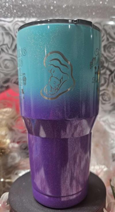 30oz Brand New Laser Engraved Mom Insulated Tumbler - Thumbnail 3