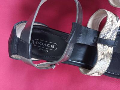 Coach snappy leather snakeskin candles size 6 5 - Thumbnail 3