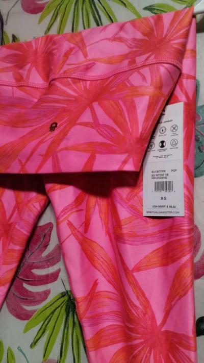 Spiritual Gangster pink intent leggings - Thumbnail 2