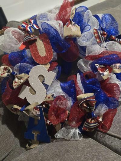 4th of julydoor wreath USA - Thumbnail 4