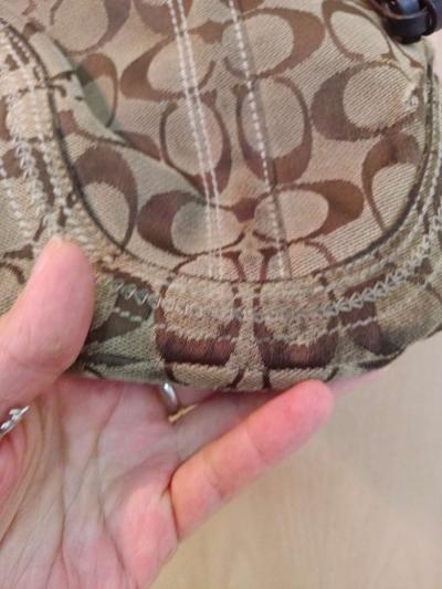 Coach canvas and leather purse - Thumbnail 6