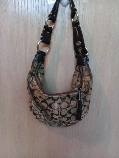 Coach canvas and leather purse - Thumbnail 5