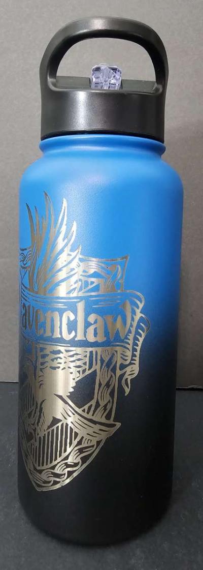 32oz Brand New Laser Engraved Insulated Ravenclaw bottle - Thumbnail 3