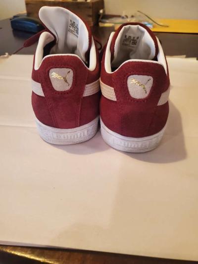 Burgandy Suede Puma vintage - Thumbnail 2