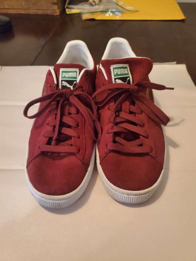 Burgandy Suede Puma vintage - Thumbnail 6