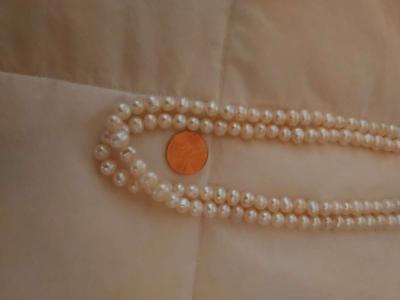vintage double strand pearls - Thumbnail 6