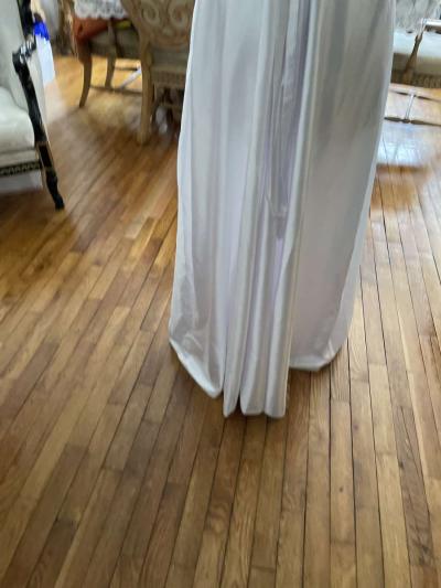 size 10 white wedding gown corset back NEW - Thumbnail 6