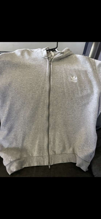 Grey zip up hoodie - Thumbnail 2