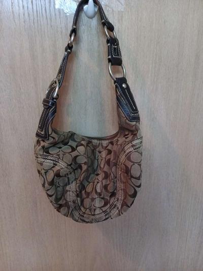 Coach canvas and leather purse - Thumbnail 2