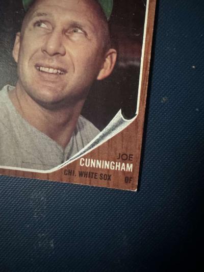 Joe Cunningham baseball card Topps 195 - Thumbnail 5