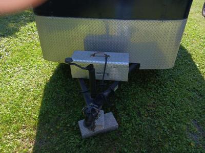 motorcycle trailer with 4 tracks in the floor spare tire - Thumbnail 5