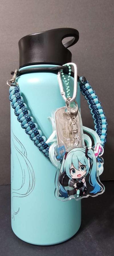 32oz new Laser Engraved Insulated Water Bottle Hatsune Miku - Thumbnail 3