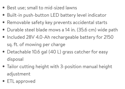 lawnmower Sun Joe electric cordless - Thumbnail 4